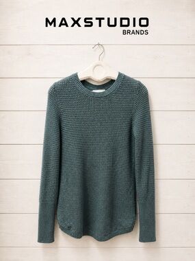 Max Studio Textured Knit Sweater - Size S